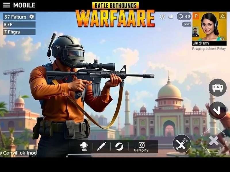 PUBG Mobile Warfare weapons and equipment display